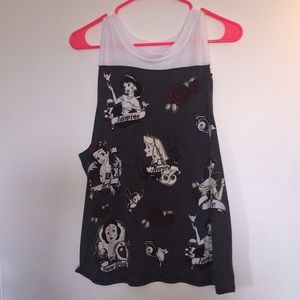 Women’s Gray Disney Princess Tank